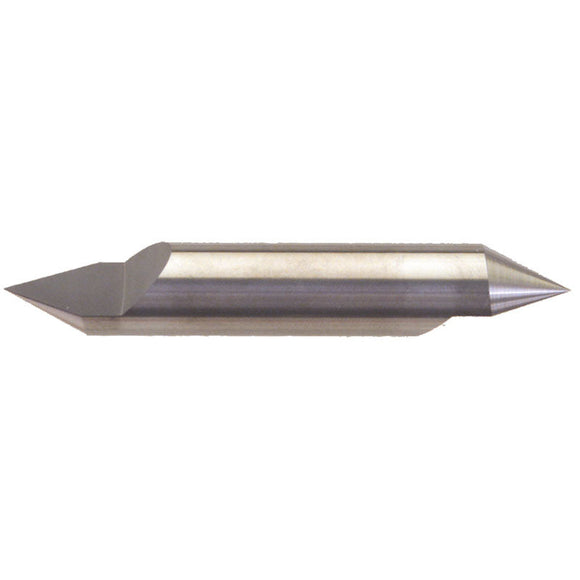 Micro 100 GE45RSC3122 RSC-312-2 5/16 Dia. 2-1/2 OAL 60x 1/2 Split Length Split End Engraving Tool - Uncoated