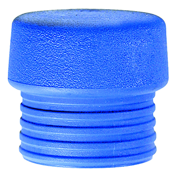 Wiha KN5483231 Split Head Mallet Face 1.2" Soft, Shore Hardness 21-D, Blue TPE