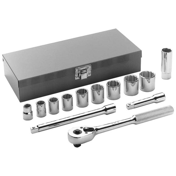 Wright Tool KP50A31 13 Pieces - Model A31-3/8"-7/8"-3/8" Drive Size - Socket Set-12 Points