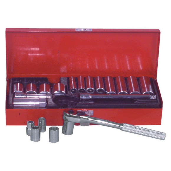 Wright Tool KP50A34 21 Pieces - Model A34-3/8"-7/8"-3/8" Drive Size - Socket Set-12 Points