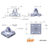 Raptor RWP-032SS Stainless Steel 0.281"W x 0.0781"H Dovetail Fixture