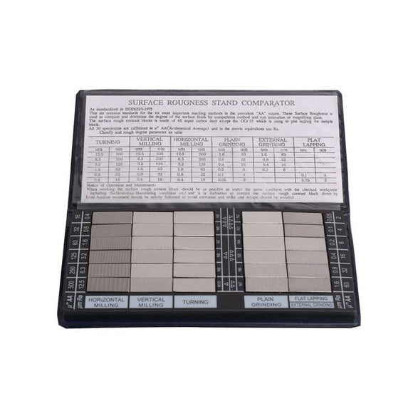 Asimeto 7506010 30pc Surface Roughness Standards Set