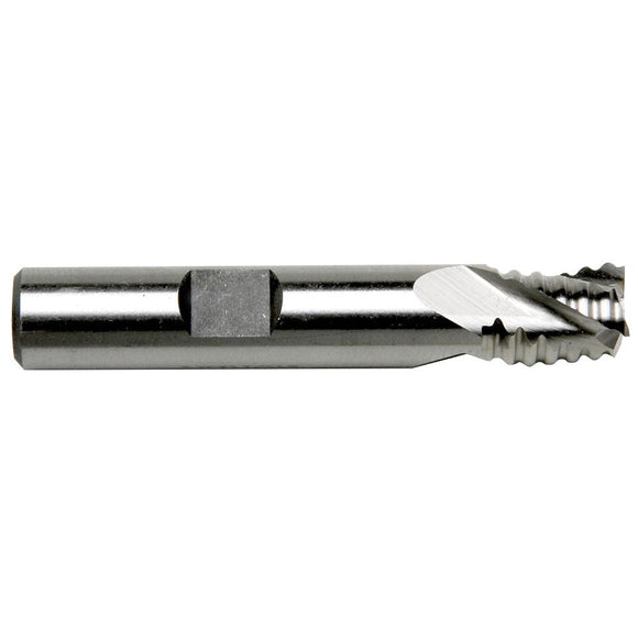 Sowa High Performance 1 x 3-1/2 OAL 3 Flutes Stub Length Centre Cutting Rougher Bright Finish Carbide End Mill