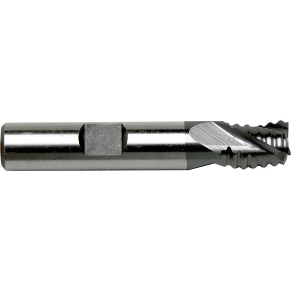 Sowa High Performance 1 x 3-1/2 OAL 3 Flutes Stub Length Centre Cutting Rougher TiAlN Coated Carbide End Mill