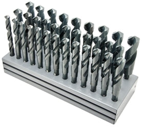 Alfa Tools SD50450 33PC HSS SILVER & DEMING SET IN STEEL STAND