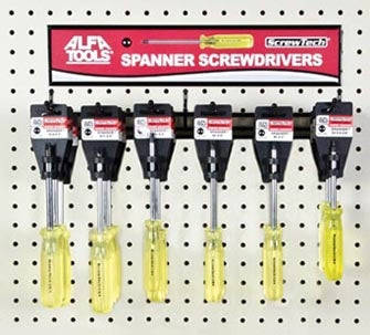 Alfa Tools SCD201H #1 X 6-1/8 PHILLIPS SCREWDRIVER HANGER