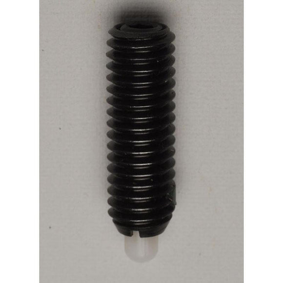 NORTHWESTERN TOOLS 33311 Standard Length Spring Plungers - Light Pressures - With Lock Element - White Delrin Nose, End Force: 2.7 Initial x 6.0 Half x 9.3 Full