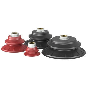 DESTACO CPI-55TC-B-45 TC/HT - ROUND TRACTION CUP TC 5.5in. B-MT RED