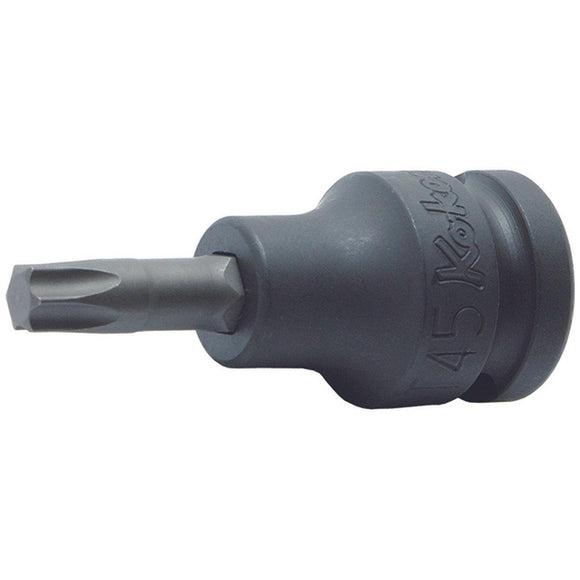 Ko-ken 14025.60-T60 1/2 Sq. Dr. Bit Socket TORX T60  Length 60mm