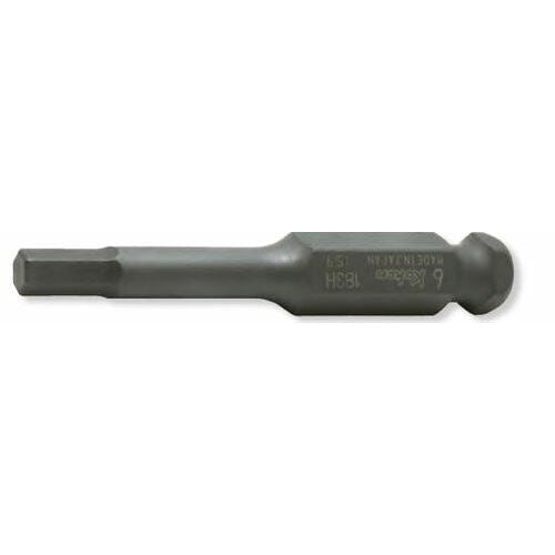 Ko-ken 183H.75-3 7/16 Hex Dr. Bit  3mm Hex Length 75mm