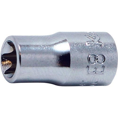 Ko-ken 2425-E12 1/4 Sq. Dr. Socket TORX E12  Length 23mm