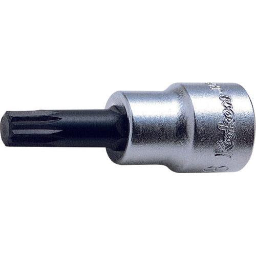 Ko-ken 3020.50-M10 3/8 Sq. Dr. Bit Socket XZN M10 Triple Square Length 50mm