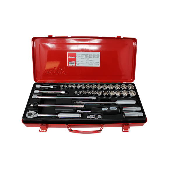 Ko-ken 3279AM 3/8 Sq. Dr. Socket set   12 point   35 pieces