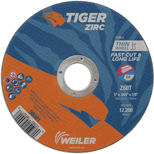 Weiler MK5158001 5X.045 Z60T ZIRC T1 C/O WHEEL