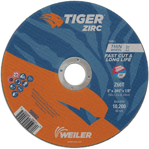 Weiler MK5158002 6X.045 Z60T ZIRC T1 C/O WHEEL