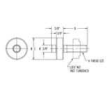 JERGENS JACK SCREW, 5/8-11 X 3IN - 25011