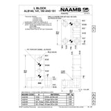 NAAMS L-Blocks ALB150