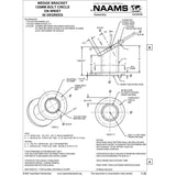 NAAMS Wedge Bracket AWB806