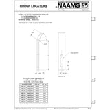 NAAMS Rough Locator ARL298H I-Shape Hardened