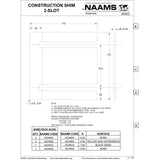 NAAMS Shims ACH605