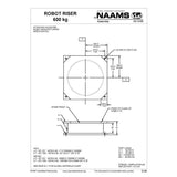 NAAMS Base Robot Riser ARR540