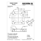 NAAMS Base Robot Riser ARR760