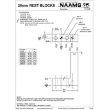 NAAMS 20mm Rest Block ARB591