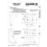 NAAMS Riser Angle Bracket AAB151M