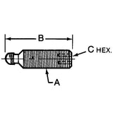 Te-Co 31233 Hex Socket Head Swivel Screw Clamp 5/16-20