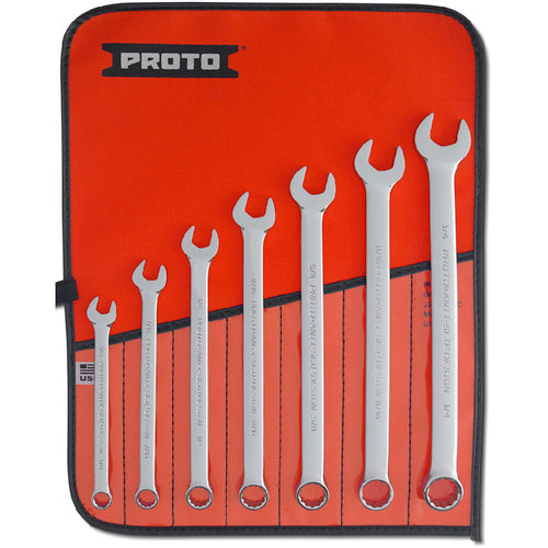 Proto KP4213785 Proto 7 Piece Full Polish Combination ASD Wrench Set - 12 Point