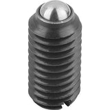 KIPP K0309.05 SPRING PLUNGER STANDARD SPRING FORCE D=M05 L=12, STEEL, COMP:BALL STEEL