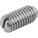 KIPP K0310.12 SPRING PLUNGER STANDARD SPRING FORCE D=M12 L=22, STAINLESS STEEL, COMP:BALL STAINLESS STEEL