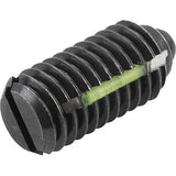 KIPP K0323.A5 SPRING PLUNGER STANDARD SPRING FORCE, WITH THREAD LOCK D=1/2-13 L=22, STEEL, COMP:PIN STEEL, PU=5
