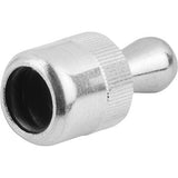 KIPP K0368.21054 LATERAL SPRING PLUNGER, SPRING FORCE WITHOUT SEAL D=10, D2=10, L1=6,7, ALUMINIUM, COMP:STEEL