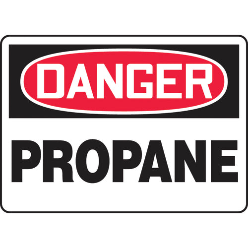 Accuform KB70725V Sign, Danger Propane, 10