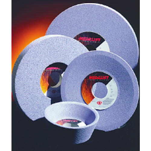 Carborundum MG3727282 10" x 1" x 3" - Ceramic (SG) / 60J Type 1 - Medalist Surface Grinding Wheel