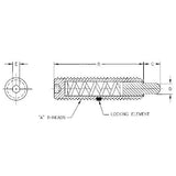 Te-Co 57004 Posi Hex Plungers Imperial - Steel Body, Steel Nose 10-32