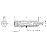 Te-Co 67001 Posi Hex Plungers Metric - Steel Body, Steel Nose M4 X 0.7