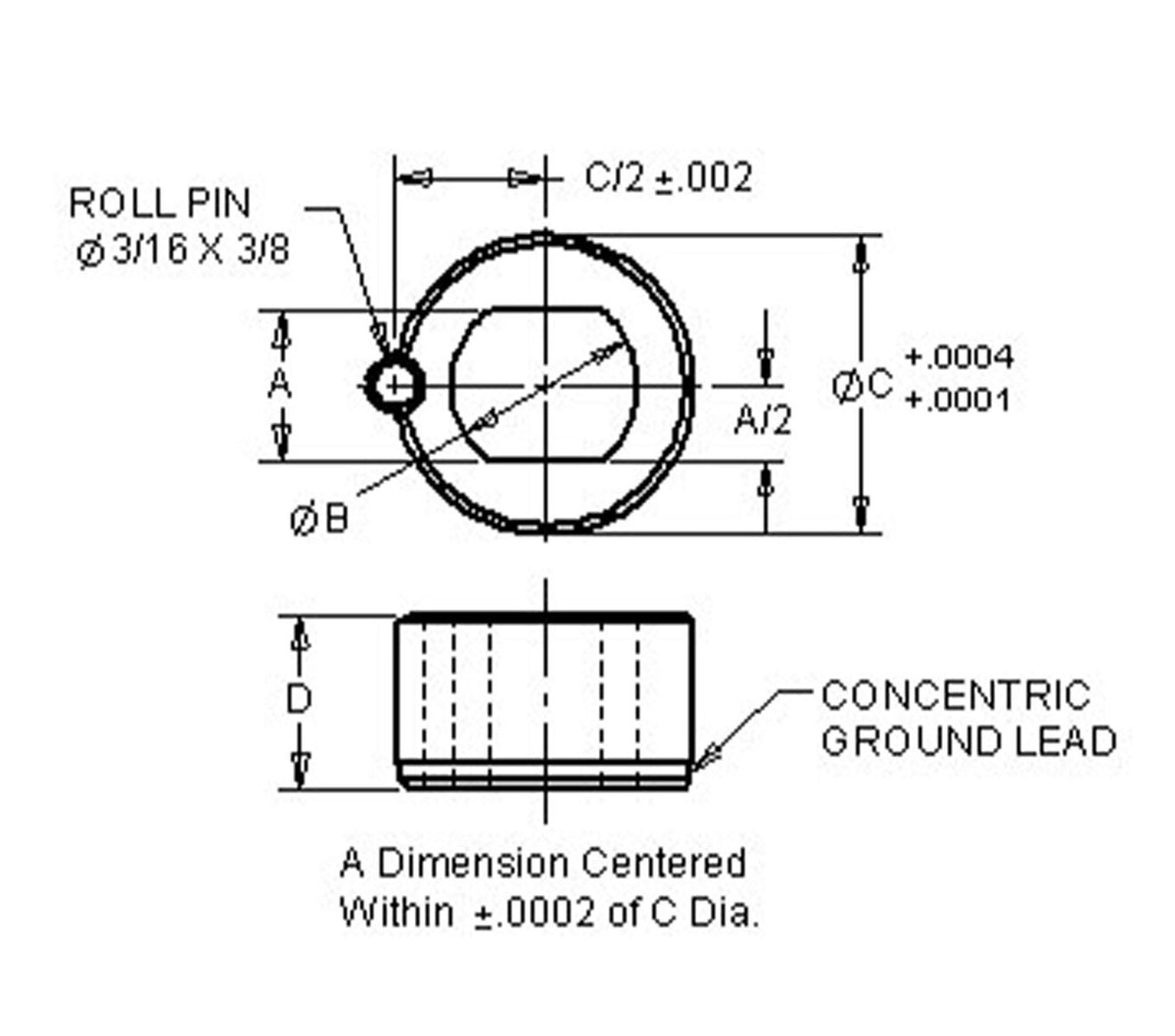 JERGENS SLOTTED LOCATOR BUSHING, 3/4, PRESS FIT - 24309 – Freer Tool ...