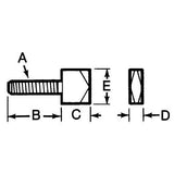 TE-CO 43904 QUARTER TURN SCREW