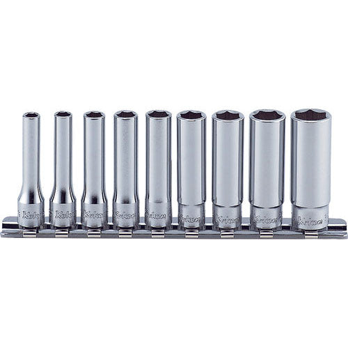 Ko-ken RS2300A/9 1/4 Sq. Dr. Socket set  3/16-1/2 6 point   9 pieces