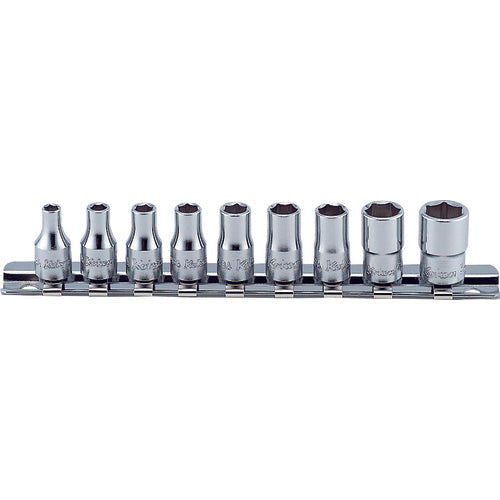 Ko-ken RS2405A/9 1/4 Sq. Dr. Socket set  3/16-1/2 12 point 150mm  9 pieces