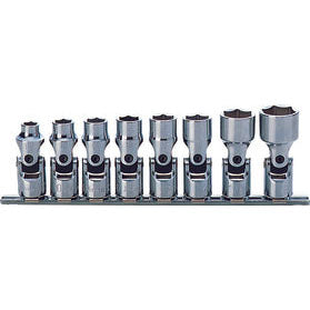 Ko-ken RS3440A/8 3/8 Sq. Dr. Universal Socket set  5/16-3/4 6 point 200mm  8 pieces