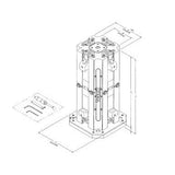 TE-CO RWS8008 8" RELOK QUAD VISE