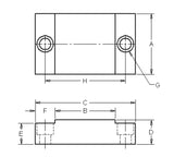 JERGENS REST PAD, 1 X 4 1/2 - 35905