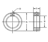 JERGENS SHAFT COLLAR, 1-3/8 - 40111