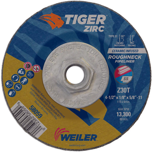 Weiler MK5158062 9X1/8 Z30T ZIRC T27 ROUGHNECK WHL